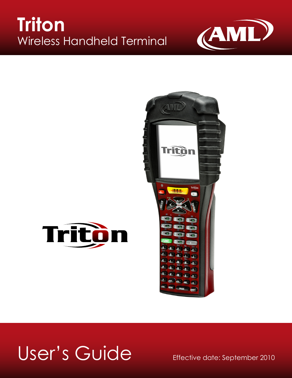 AML Triton Wireless Handheld Terminal User Manual | 84 pages