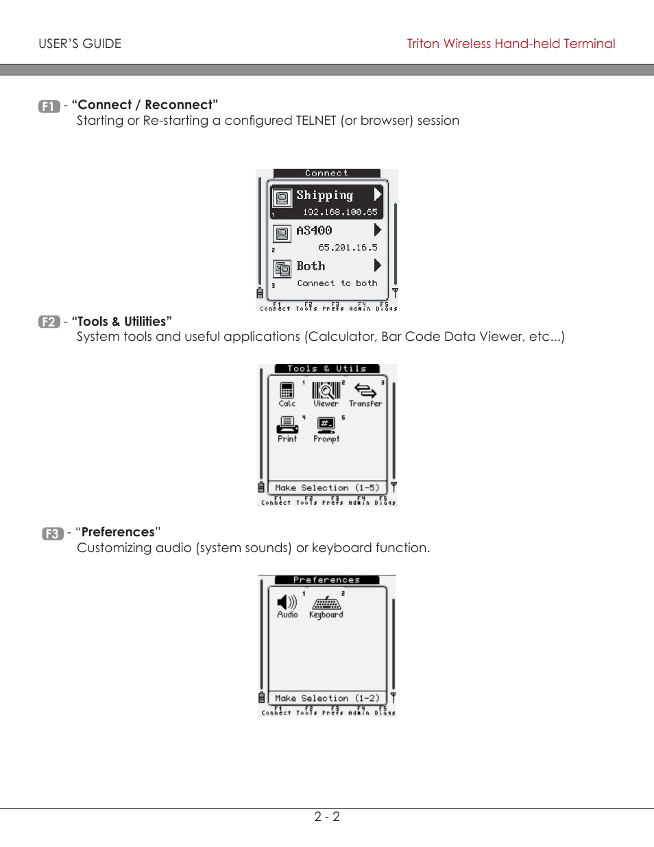 AML Triton Wireless Handheld Terminal User Manual | Page 27 / 84