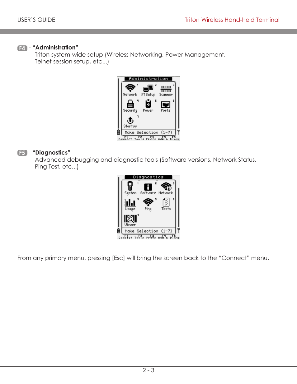 AML Triton Wireless Handheld Terminal User Manual | Page 28 / 84