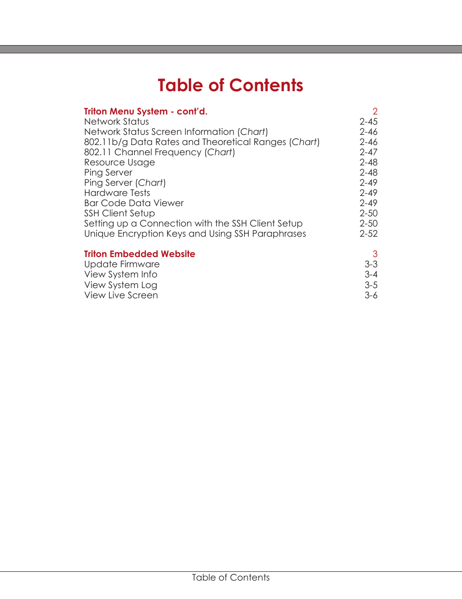 AML Triton Wireless Handheld Terminal User Manual | Page 6 / 84