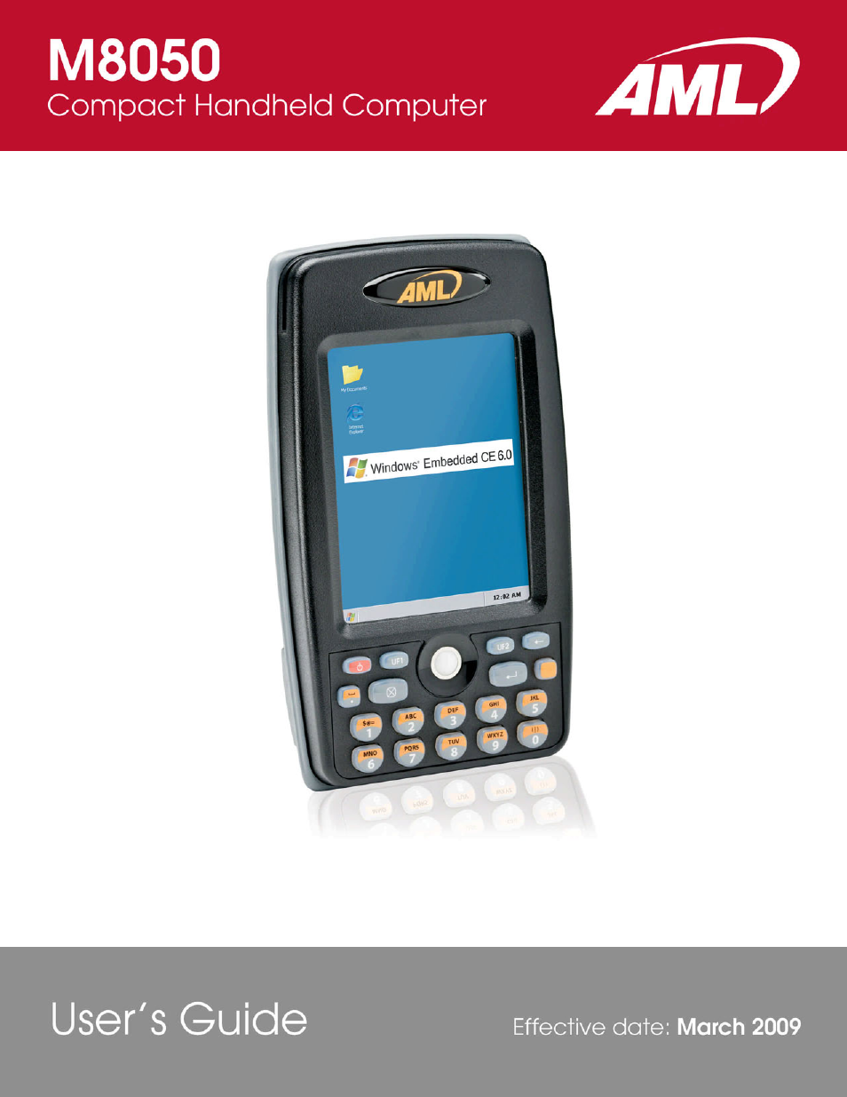 AML M8050 Compact Handheld Computer User Manual | 55 pages