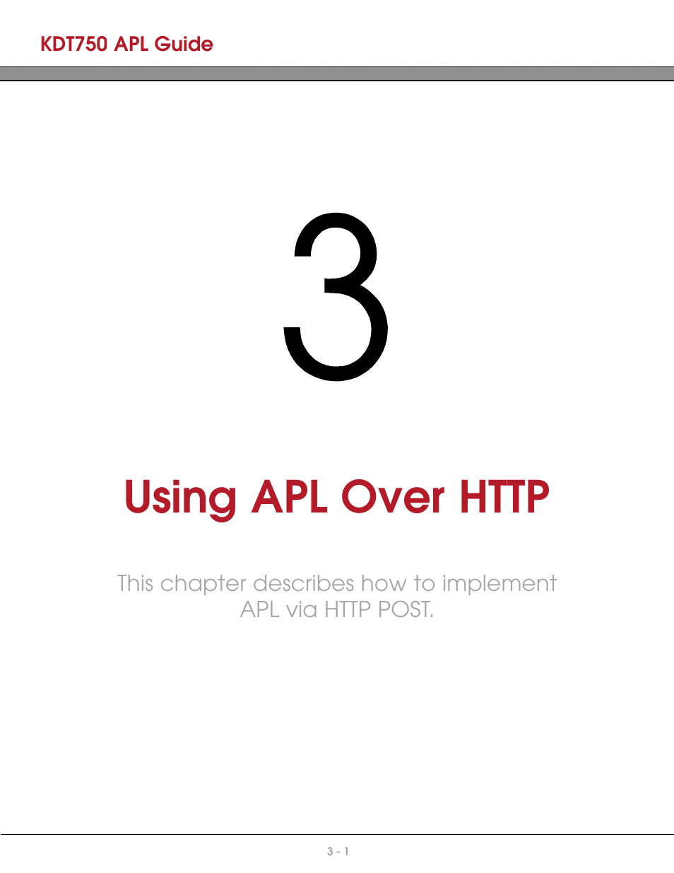 Chapter 3: using apl over http | AML KDT750 Price Verification System User Manual | Page 19 / 41