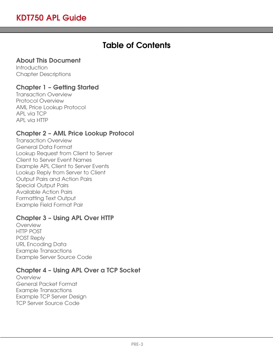 AML KDT750 Price Verification System User Manual | Page 4 / 41