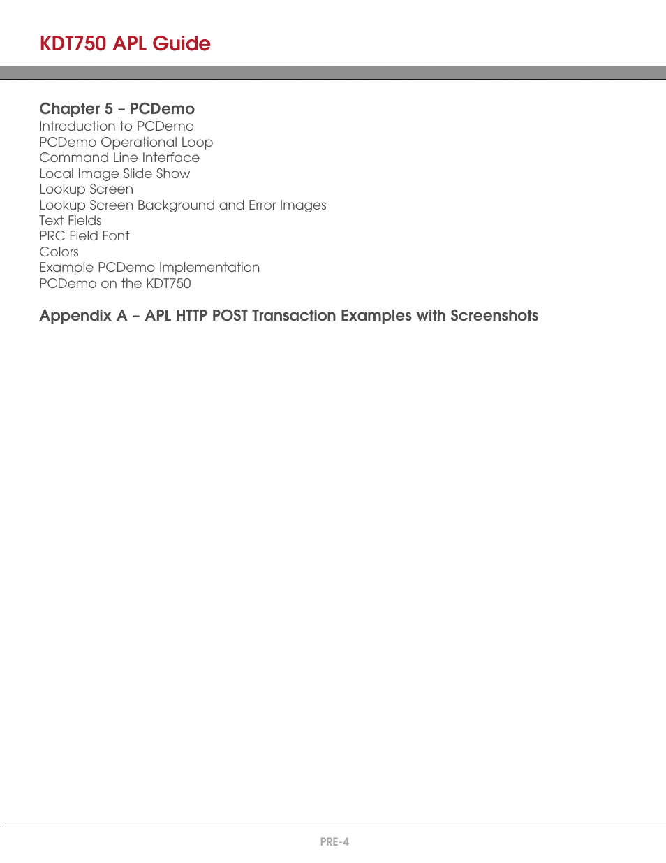 Kdt750 apl guide | AML KDT750 Price Verification System User Manual | Page 5 / 41