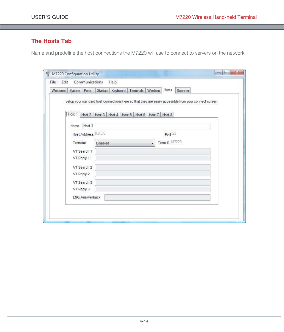 AML M7220 Wireless Terminal User Manual | Page 100 / 101