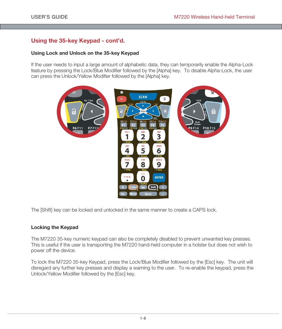 AML M7220 Wireless Terminal User Manual | Page 14 / 101