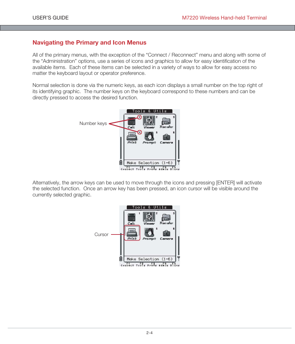 AML M7220 Wireless Terminal User Manual | Page 30 / 101