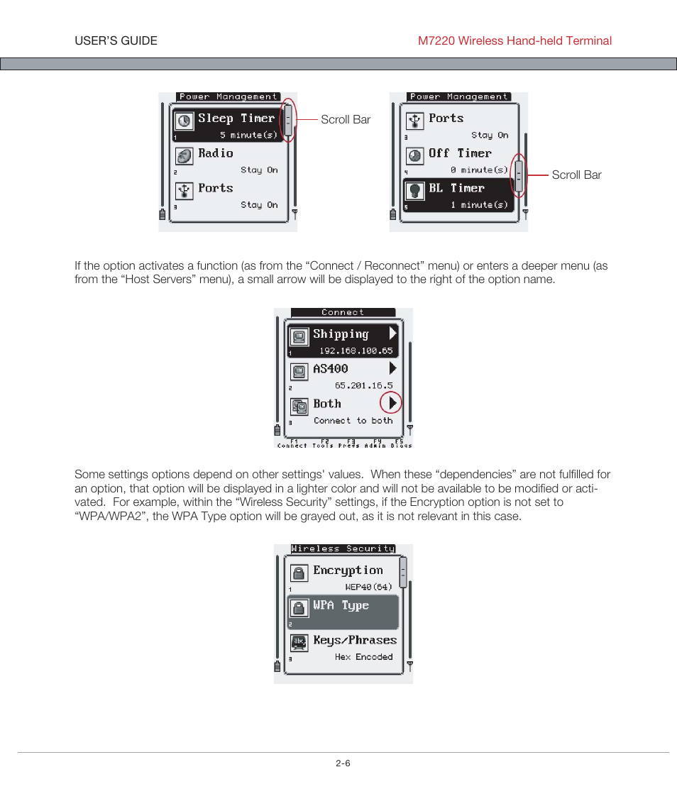 AML M7220 Wireless Terminal User Manual | Page 32 / 101