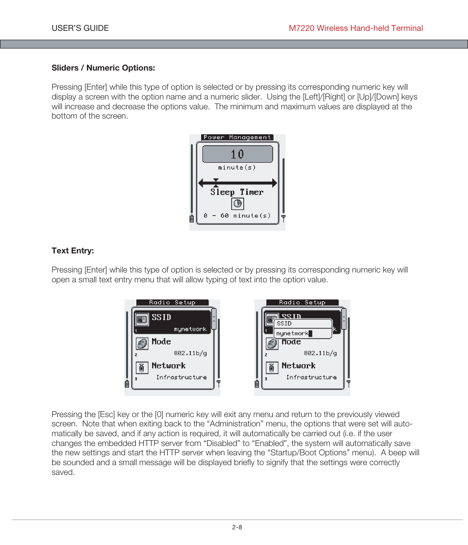 AML M7220 Wireless Terminal User Manual | Page 34 / 101