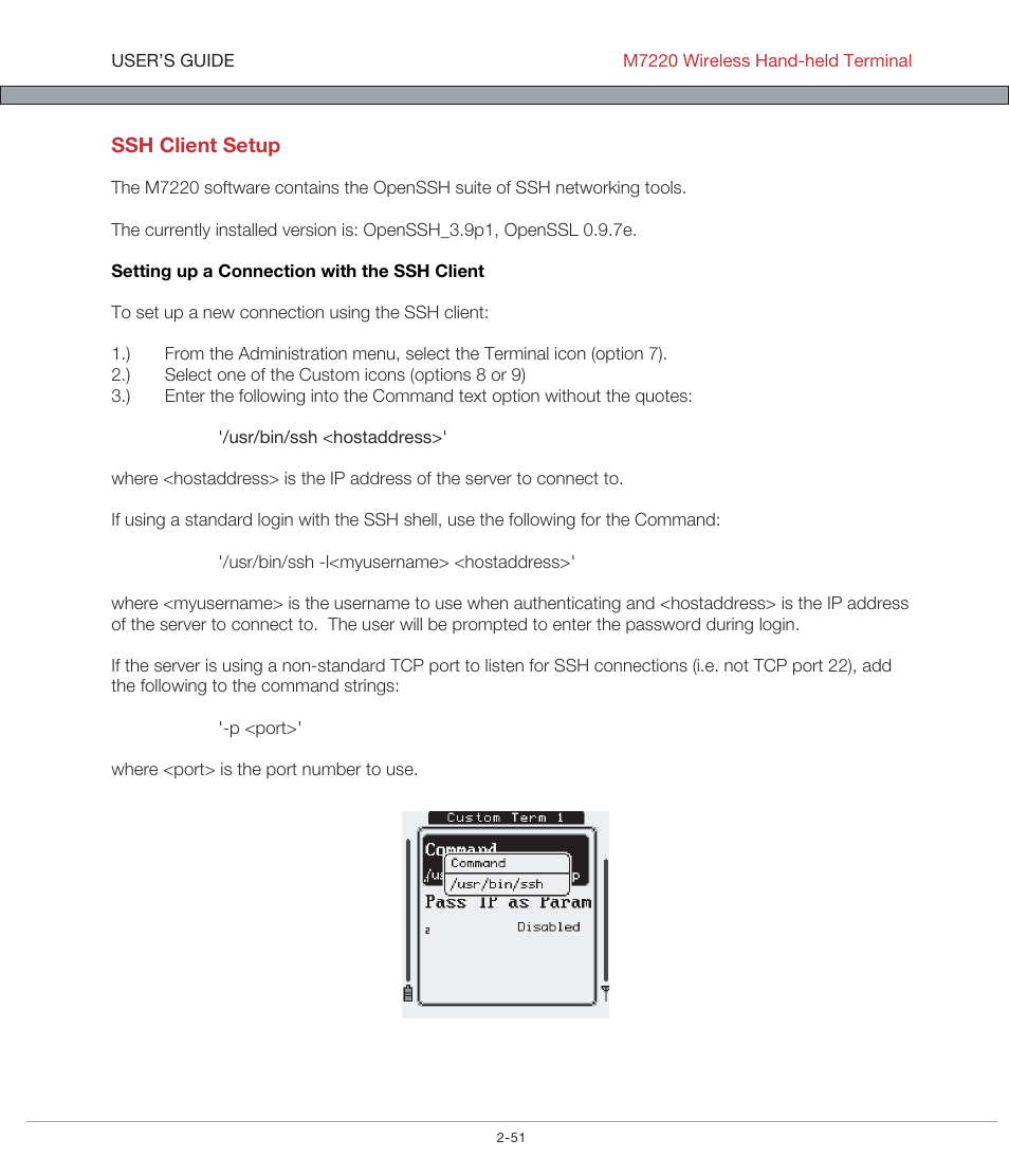 AML M7220 Wireless Terminal User Manual | Page 77 / 101