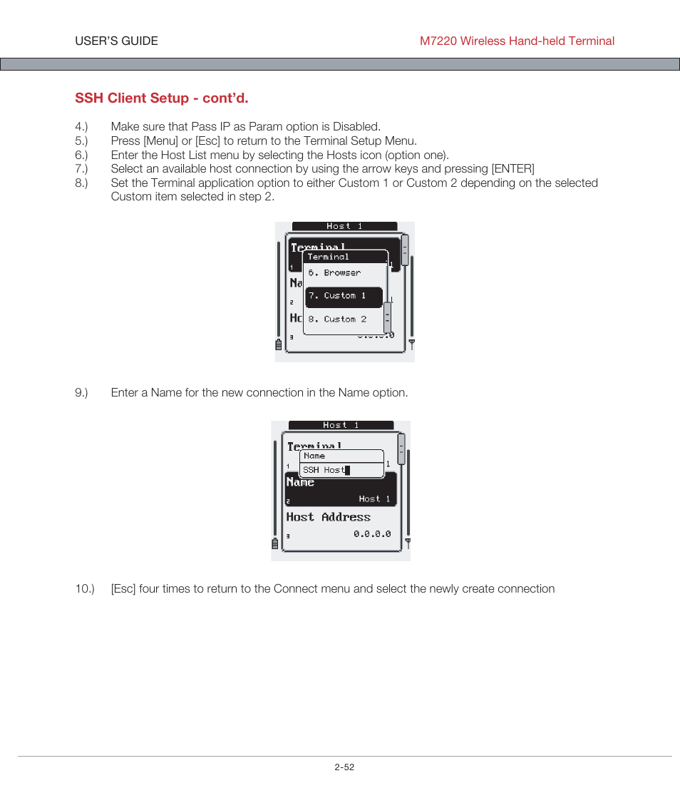 AML M7220 Wireless Terminal User Manual | Page 78 / 101