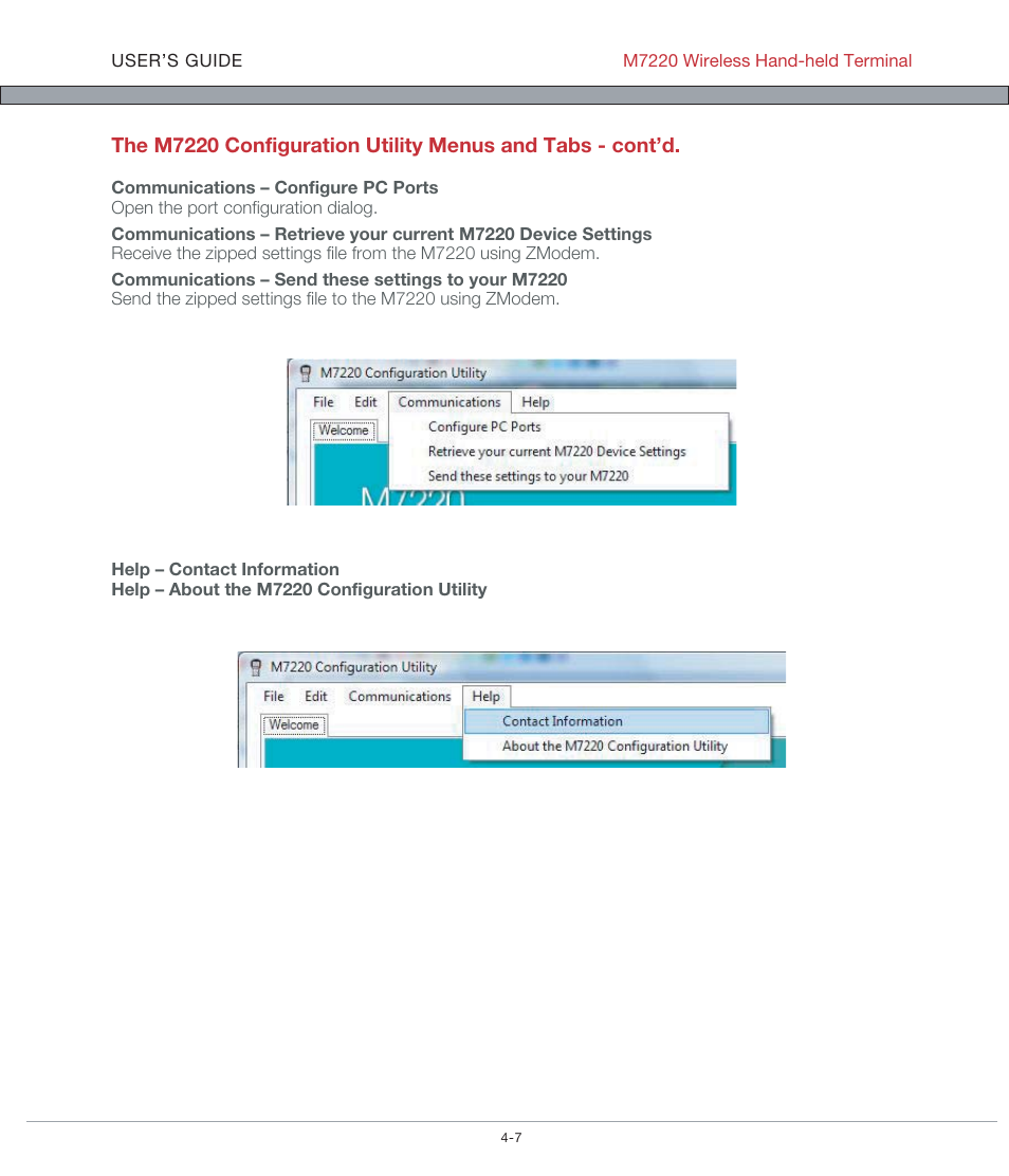 AML M7220 Wireless Terminal User Manual | Page 93 / 101