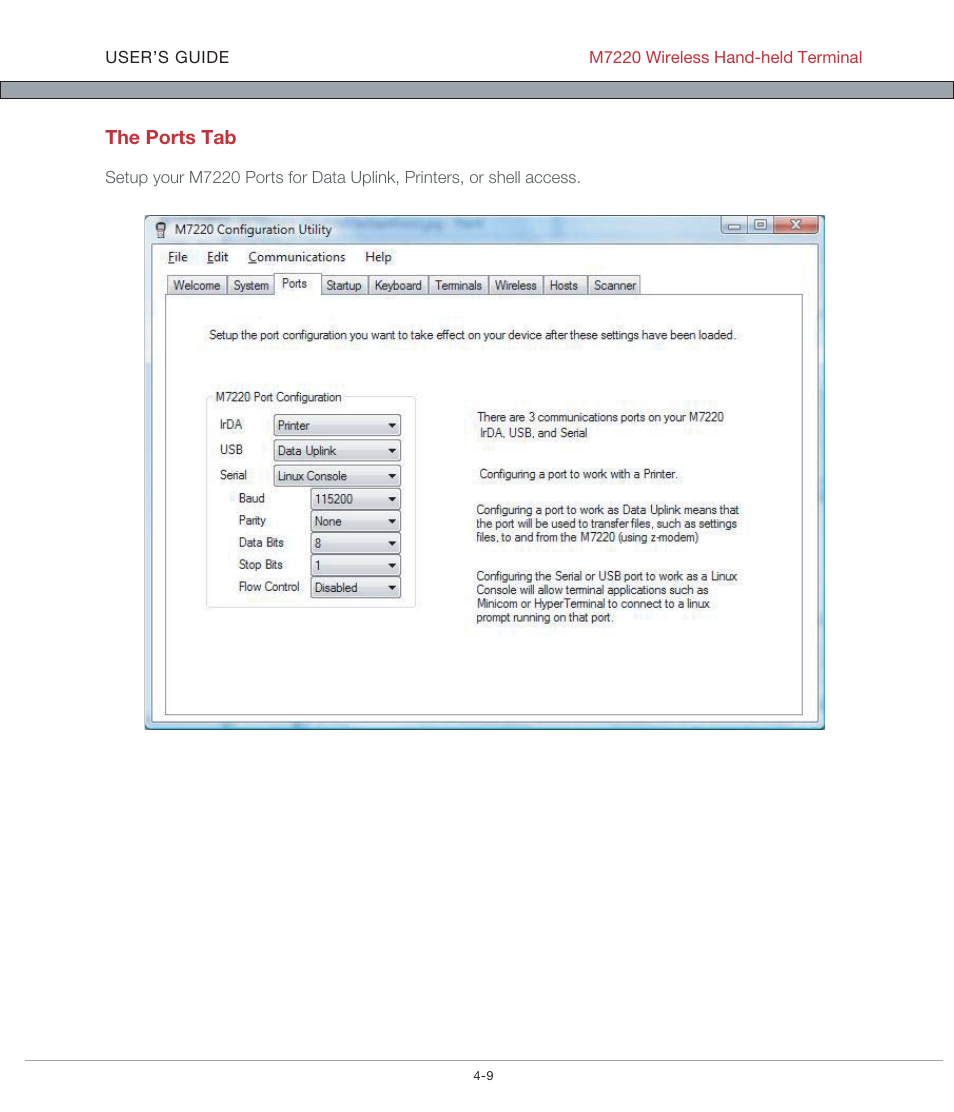 AML M7220 Wireless Terminal User Manual | Page 95 / 101