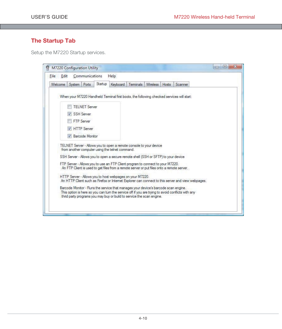 AML M7220 Wireless Terminal User Manual | Page 96 / 101