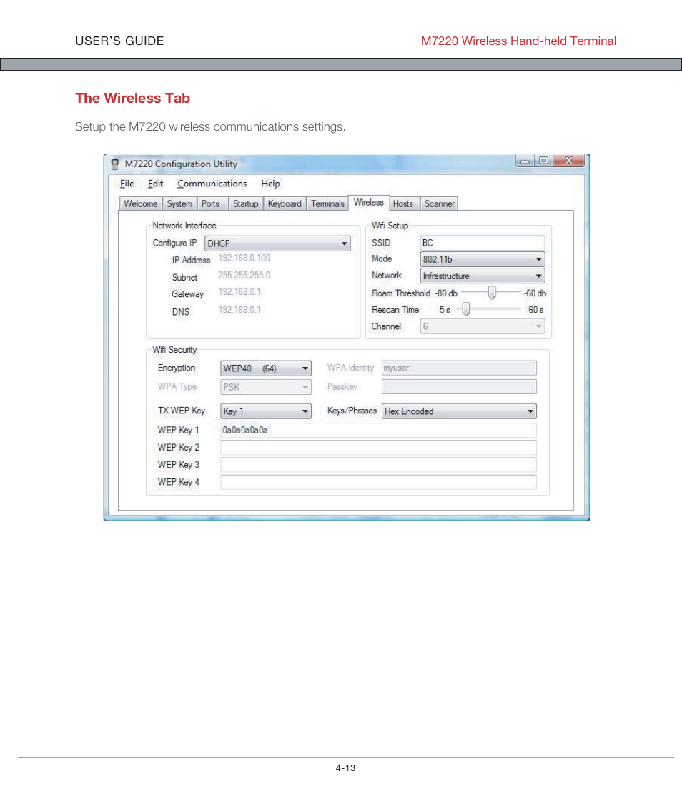 AML M7220 Wireless Terminal User Manual | Page 99 / 101