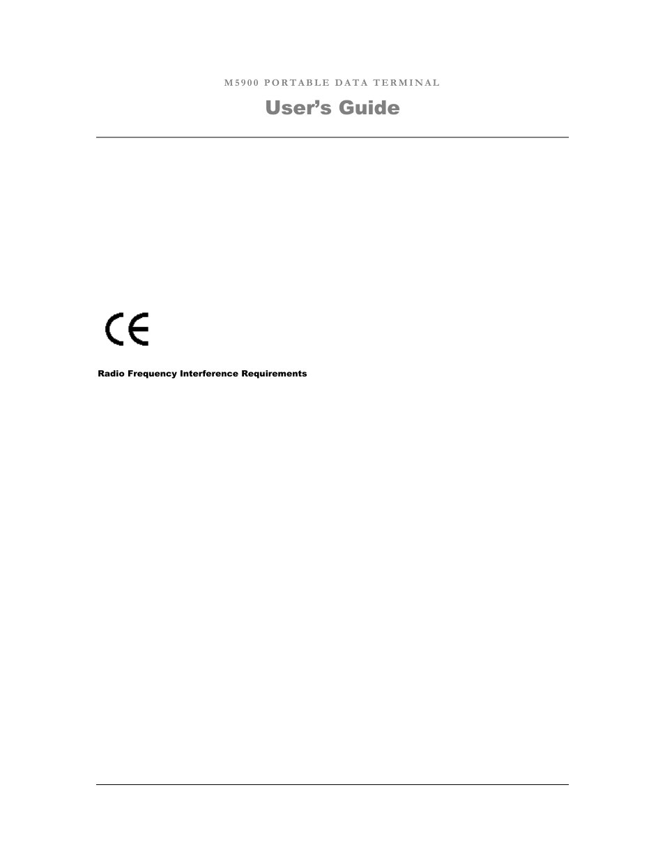 User’s guide, Disclaimer | AML M5900 Portable Batch Data Terminal User Manual | Page 2 / 64