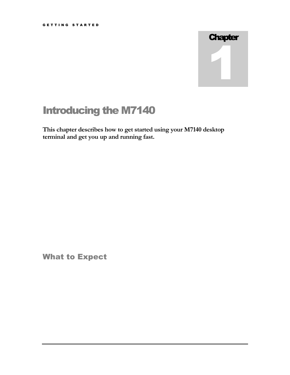 Introducing the m7140 | AML M7140 Stationary Terminal User Manual | Page 4 / 56