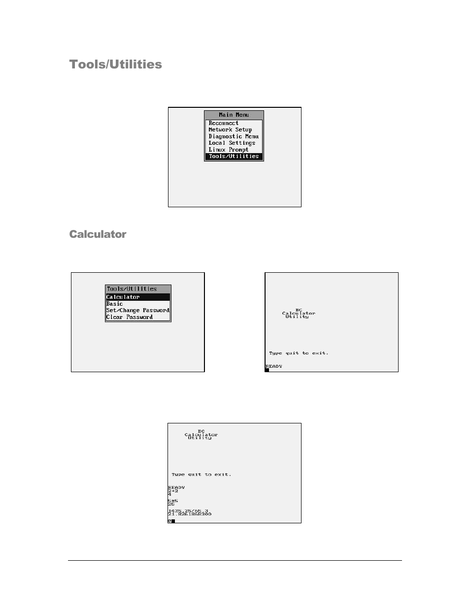 Tools/utilities | AML M7140 Stationary Terminal User Manual | Page 46 / 56