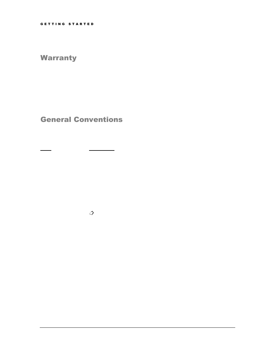 Warranty, General conventions | AML M7140 Stationary Terminal User Manual | Page 5 / 56