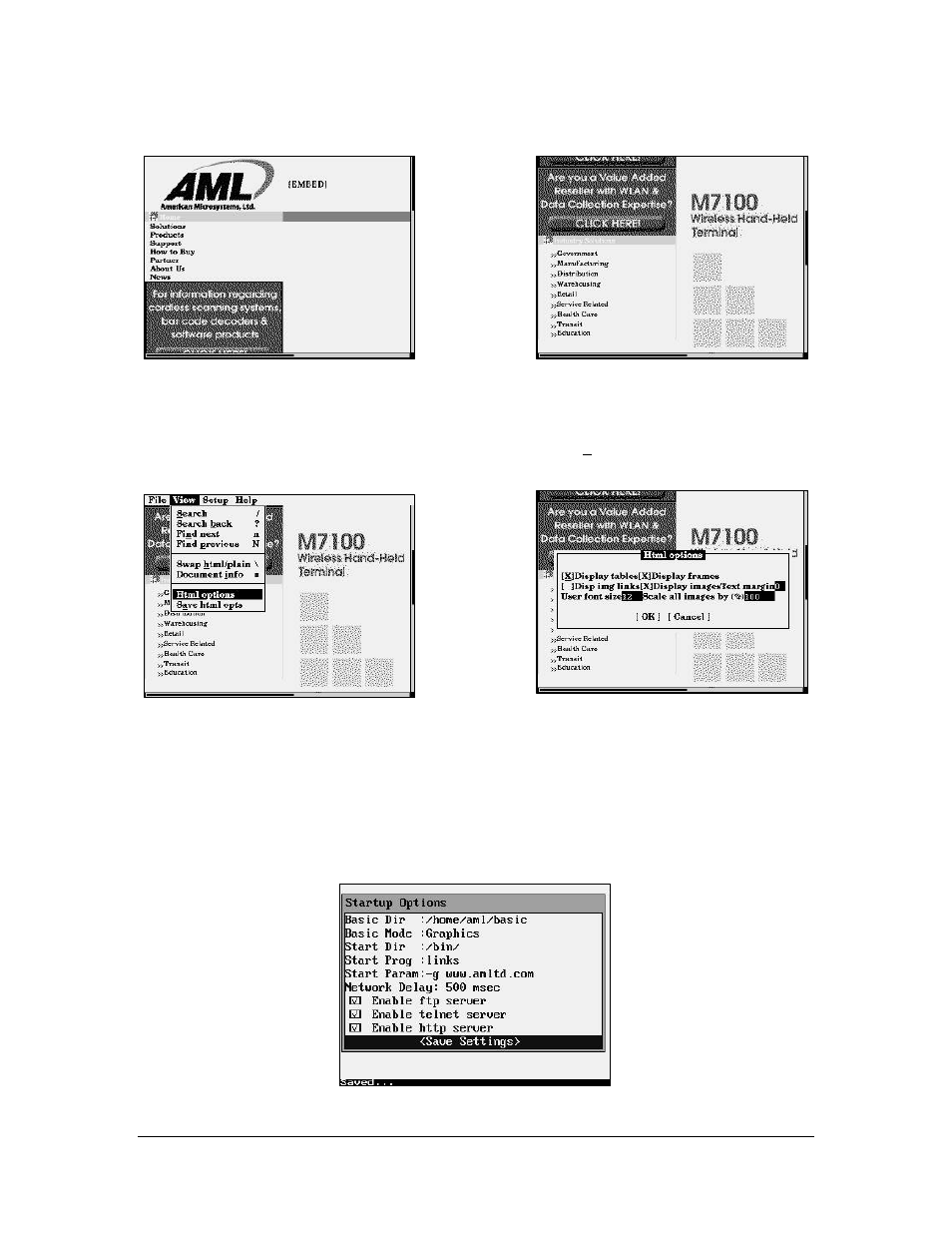 AML M7140 Stationary Terminal User Manual | Page 54 / 56