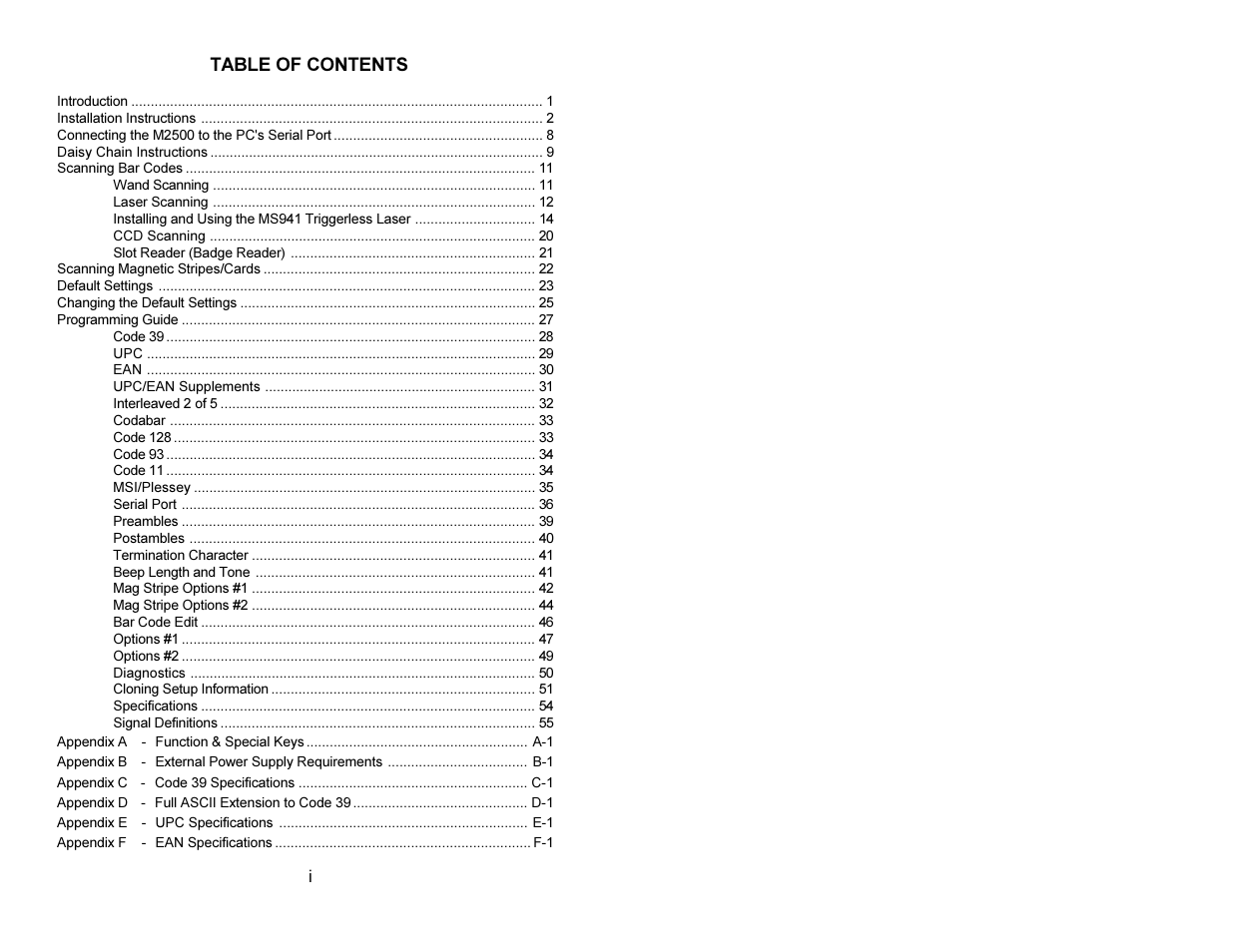 AML M2500 Decoder User Manual | Page 3 / 81