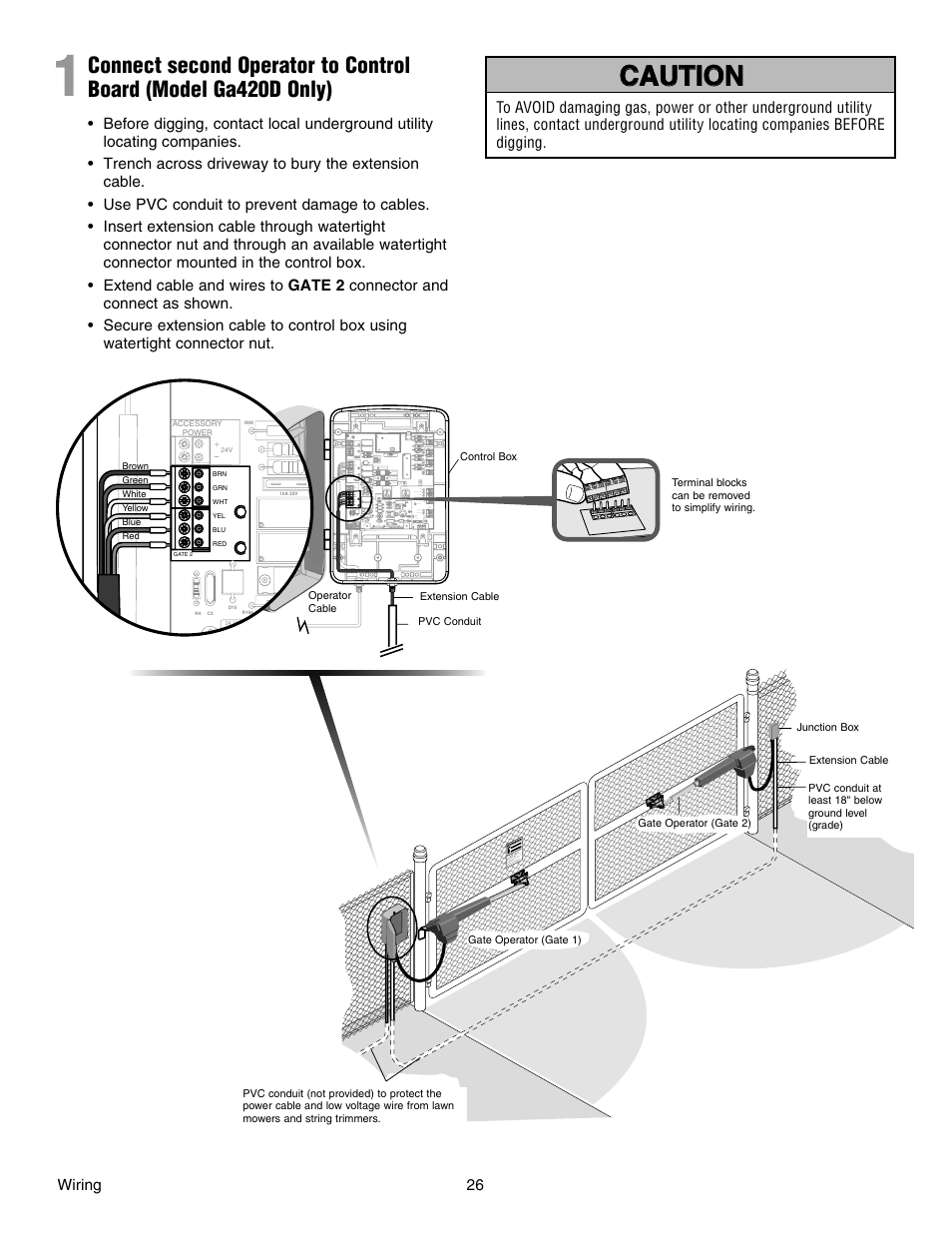 Chamberlain RESIDENTIAL GATE OPERATOR GA420D User Manual | Page 26 / 48