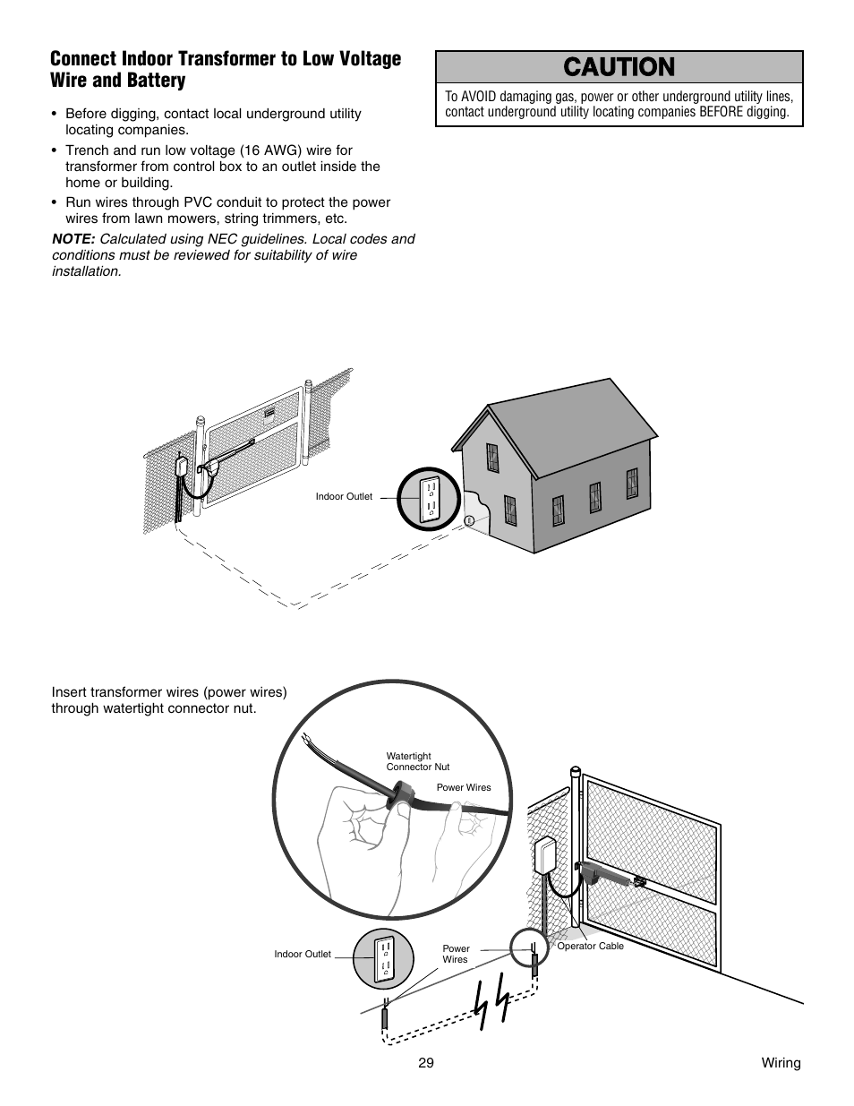 Chamberlain RESIDENTIAL GATE OPERATOR GA420D User Manual | Page 29 / 48