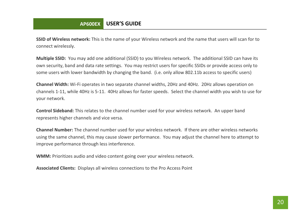 Amped Wireless AP600EX - High Power Wireless-N 600mW Pro Access Point User Manual | Page 21 / 55