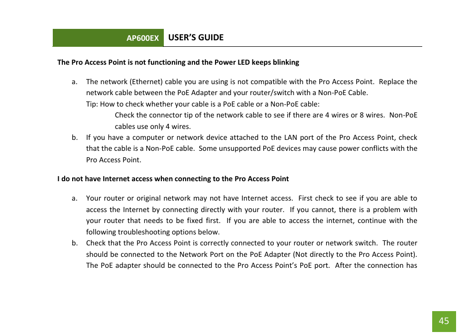 Amped Wireless AP600EX - High Power Wireless-N 600mW Pro Access Point User Manual | Page 46 / 55