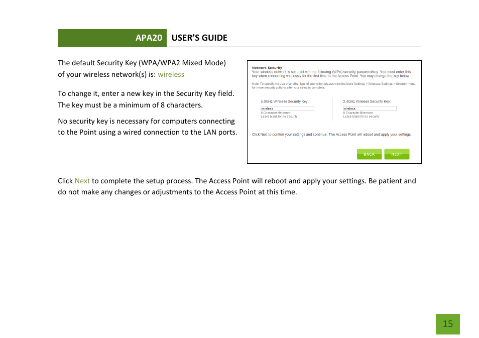 Amped Wireless APA20 - High Power 700mW Dual Band AC Wi-Fi Access Point User Manual | Page 16 / 68
