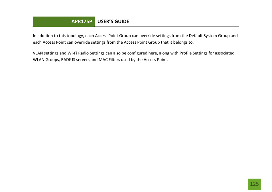 Amped Wireless APR175P - ProSeries High Power AC1750 Wi-Fi Access Point / Router User Manual | Page 126 / 186