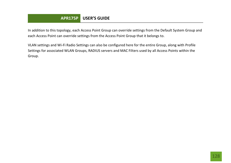 Amped Wireless APR175P - ProSeries High Power AC1750 Wi-Fi Access Point / Router User Manual | Page 129 / 186