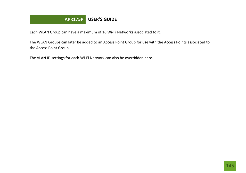 Amped Wireless APR175P - ProSeries High Power AC1750 Wi-Fi Access Point / Router User Manual | Page 146 / 186