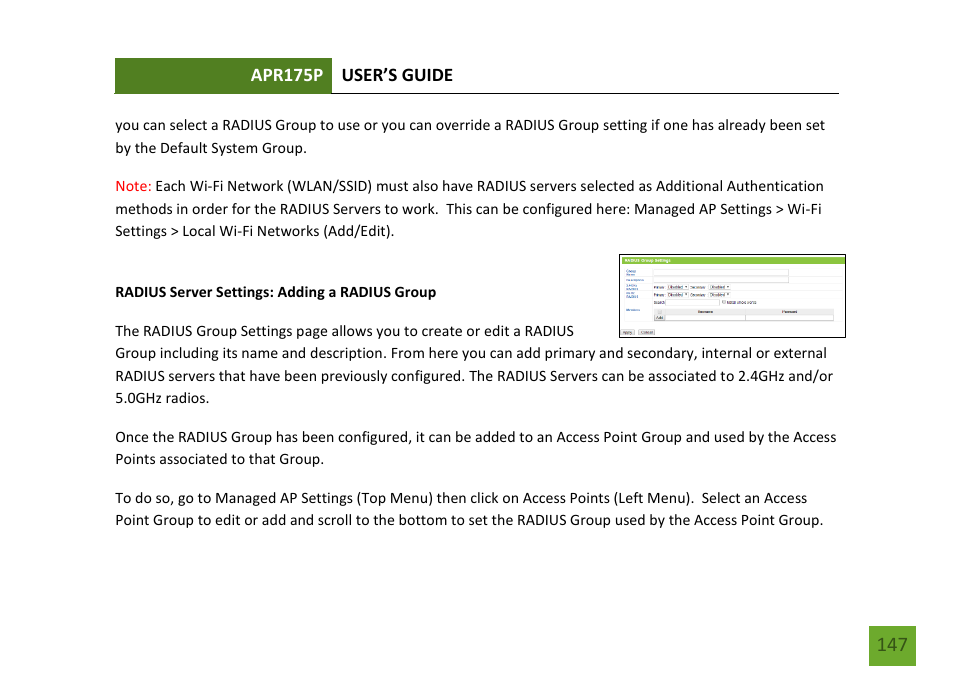 Amped Wireless APR175P - ProSeries High Power AC1750 Wi-Fi Access Point / Router User Manual | Page 148 / 186