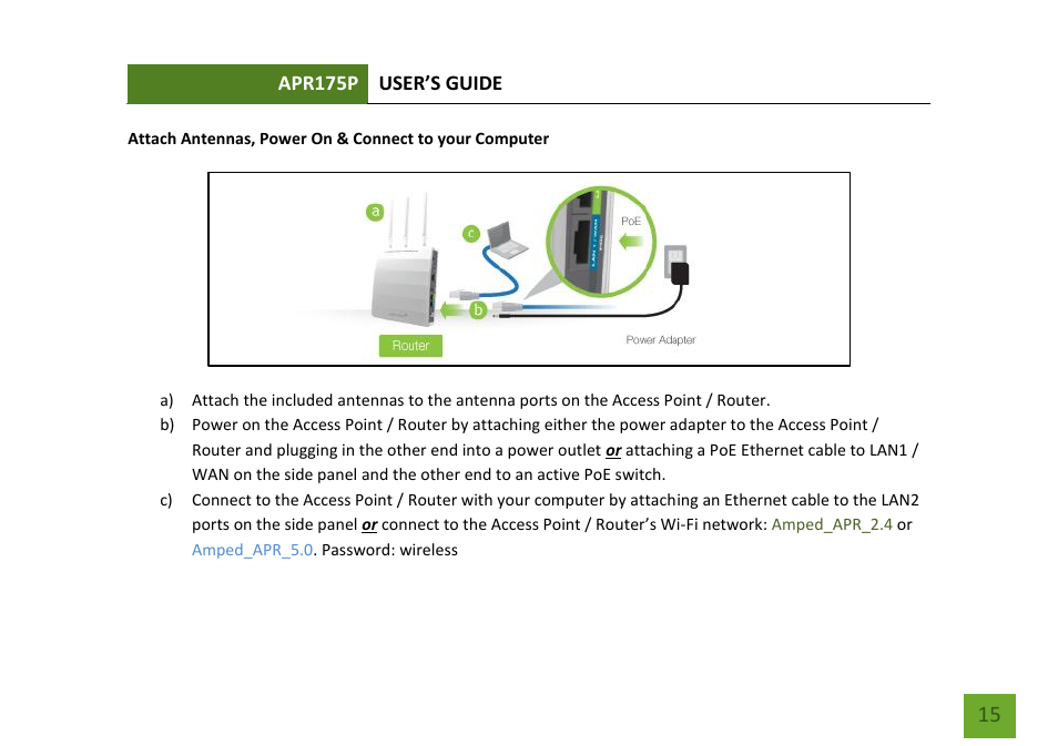 Amped Wireless APR175P - ProSeries High Power AC1750 Wi-Fi Access Point / Router User Manual | Page 16 / 186