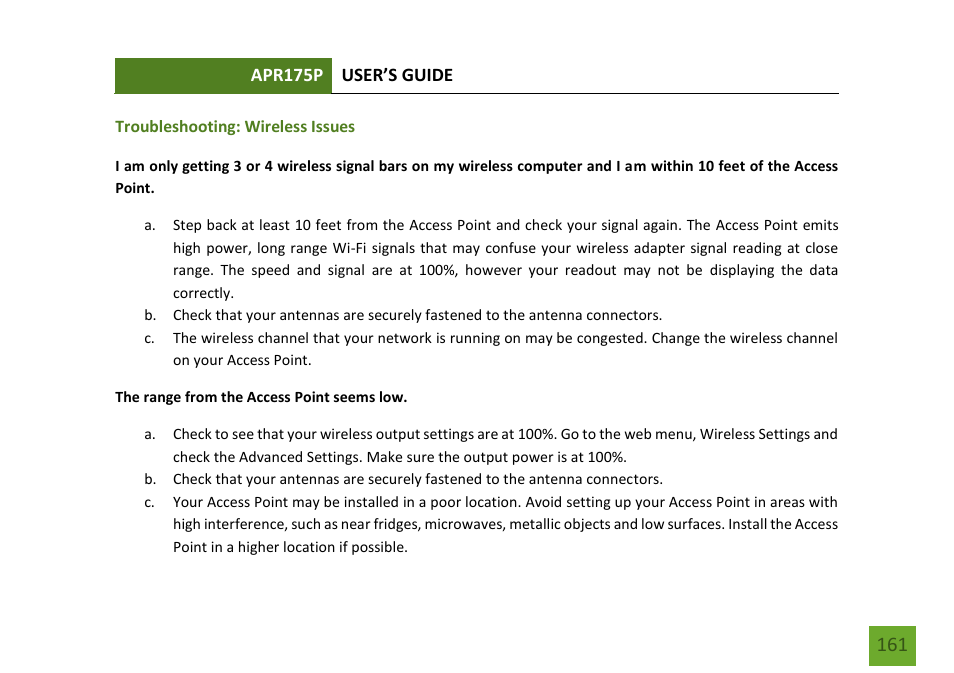 Amped Wireless APR175P - ProSeries High Power AC1750 Wi-Fi Access Point / Router User Manual | Page 162 / 186