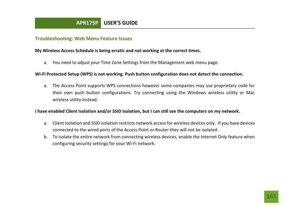 Amped Wireless APR175P - ProSeries High Power AC1750 Wi-Fi Access Point / Router User Manual | Page 164 / 186