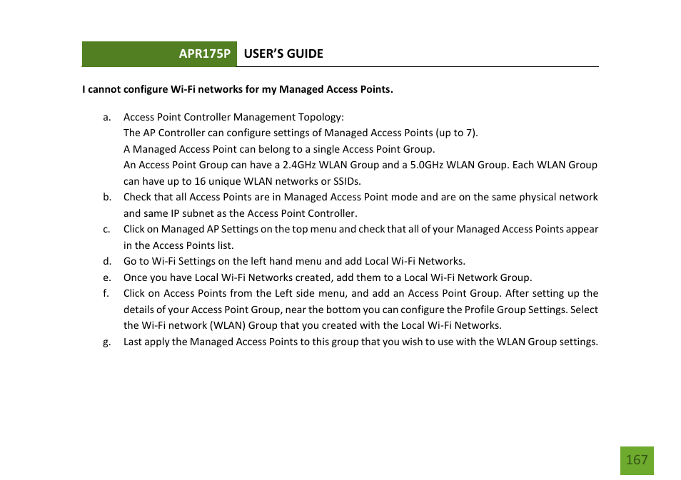 Amped Wireless APR175P - ProSeries High Power AC1750 Wi-Fi Access Point / Router User Manual | Page 168 / 186