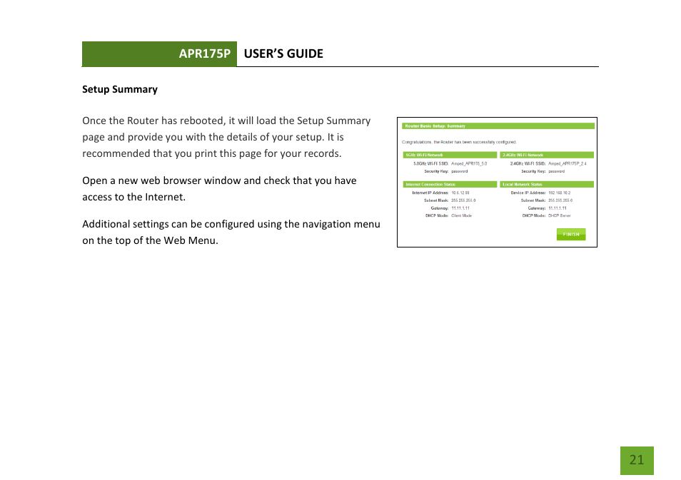 Amped Wireless APR175P - ProSeries High Power AC1750 Wi-Fi Access Point / Router User Manual | Page 22 / 186