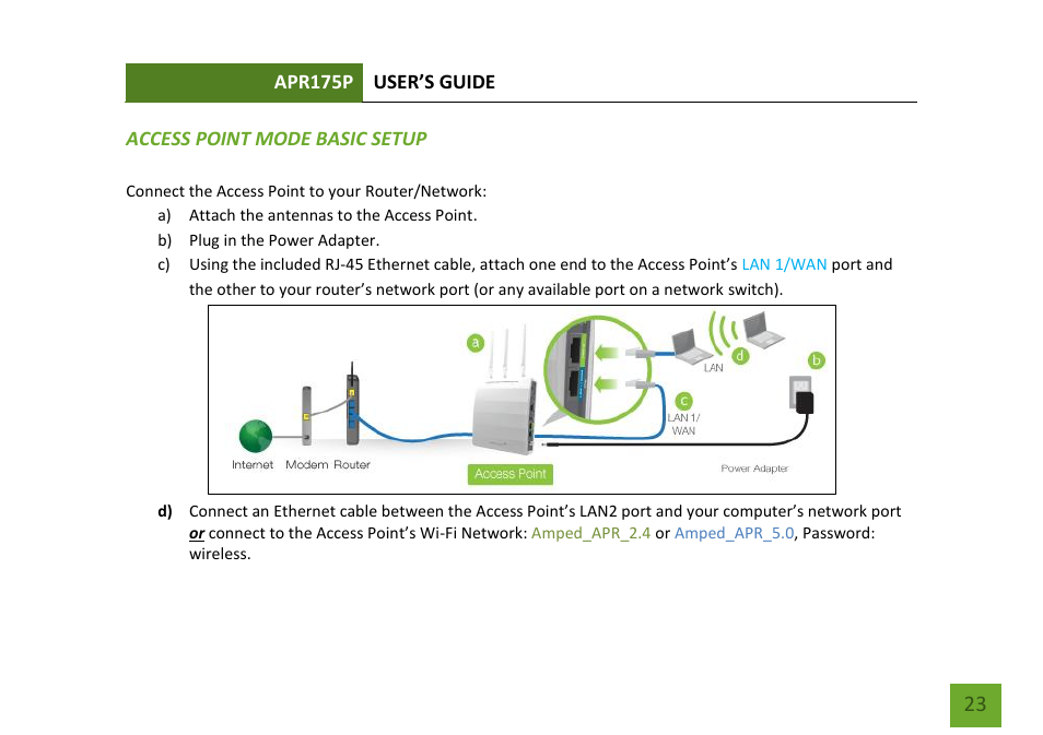 Amped Wireless APR175P - ProSeries High Power AC1750 Wi-Fi Access Point / Router User Manual | Page 24 / 186