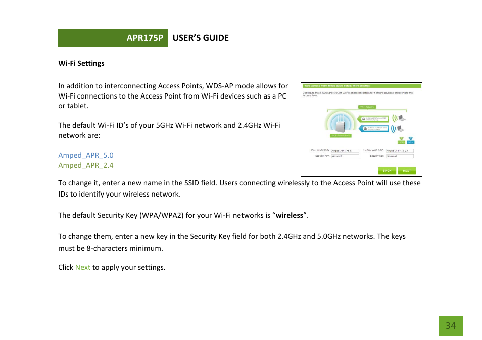 Amped Wireless APR175P - ProSeries High Power AC1750 Wi-Fi Access Point / Router User Manual | Page 35 / 186