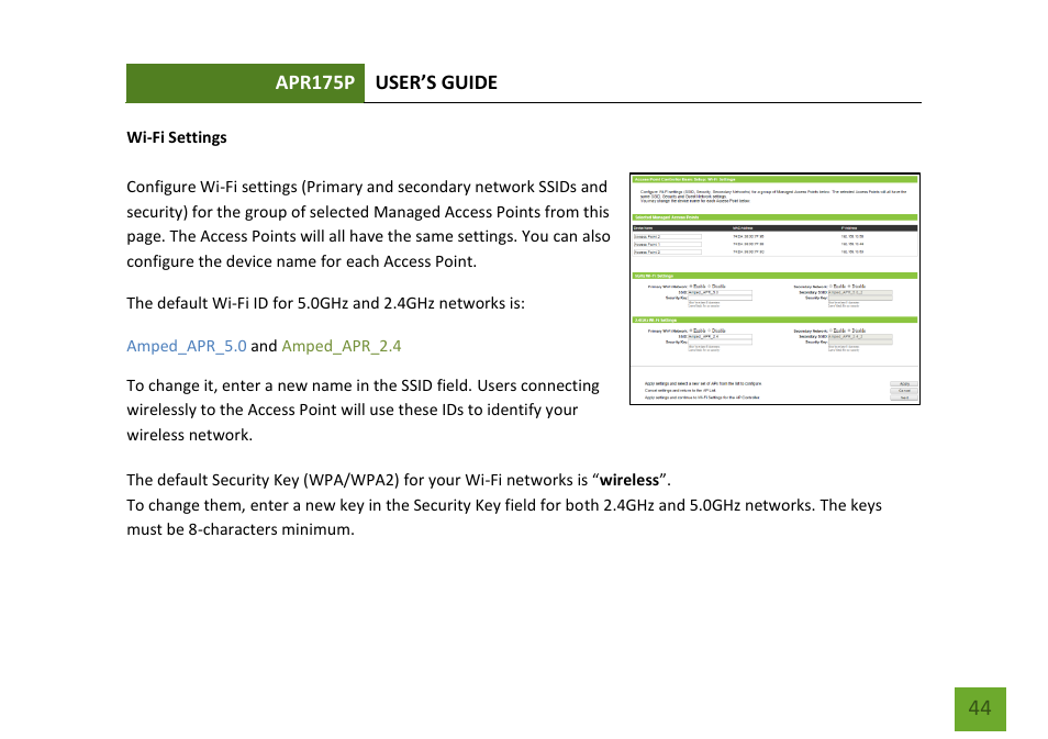 Amped Wireless APR175P - ProSeries High Power AC1750 Wi-Fi Access Point / Router User Manual | Page 45 / 186