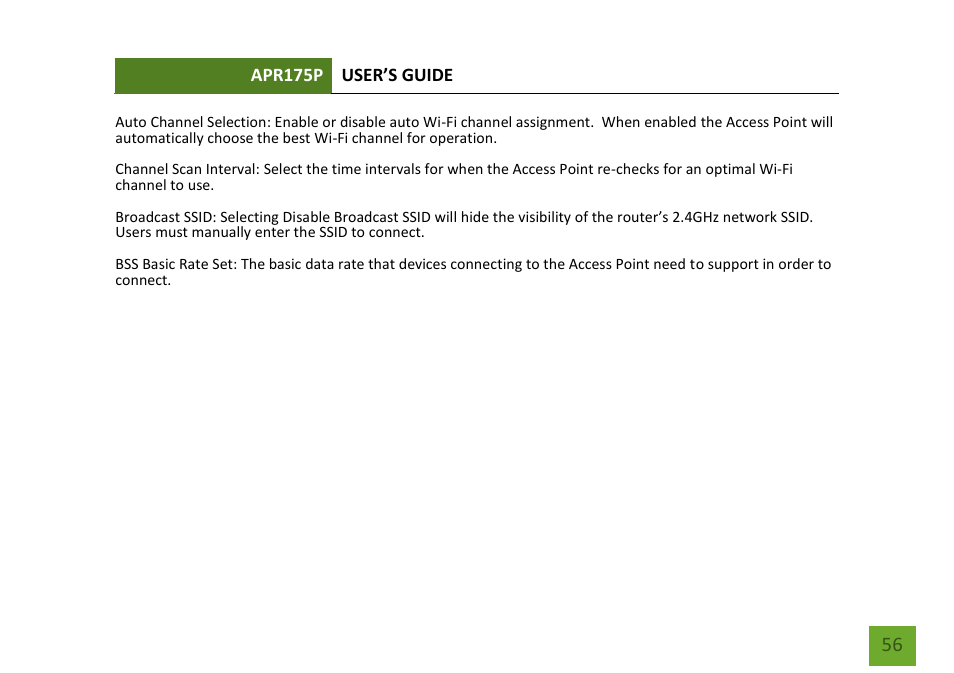 Amped Wireless APR175P - ProSeries High Power AC1750 Wi-Fi Access Point / Router User Manual | Page 57 / 186