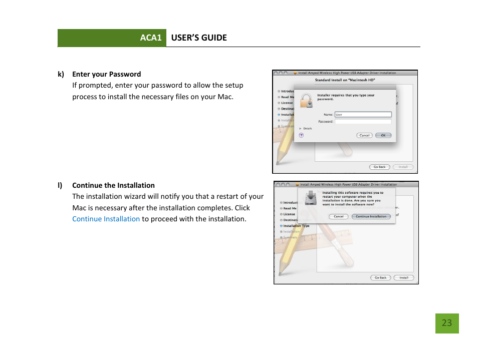 Amped Wireless ACA1 - High Power 500mW Dual Band AC Wi-Fi USB Adapter User Manual | Page 24 / 50