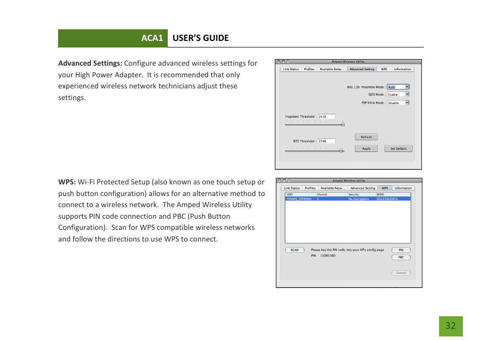 Amped Wireless ACA1 - High Power 500mW Dual Band AC Wi-Fi USB Adapter User Manual | Page 33 / 50