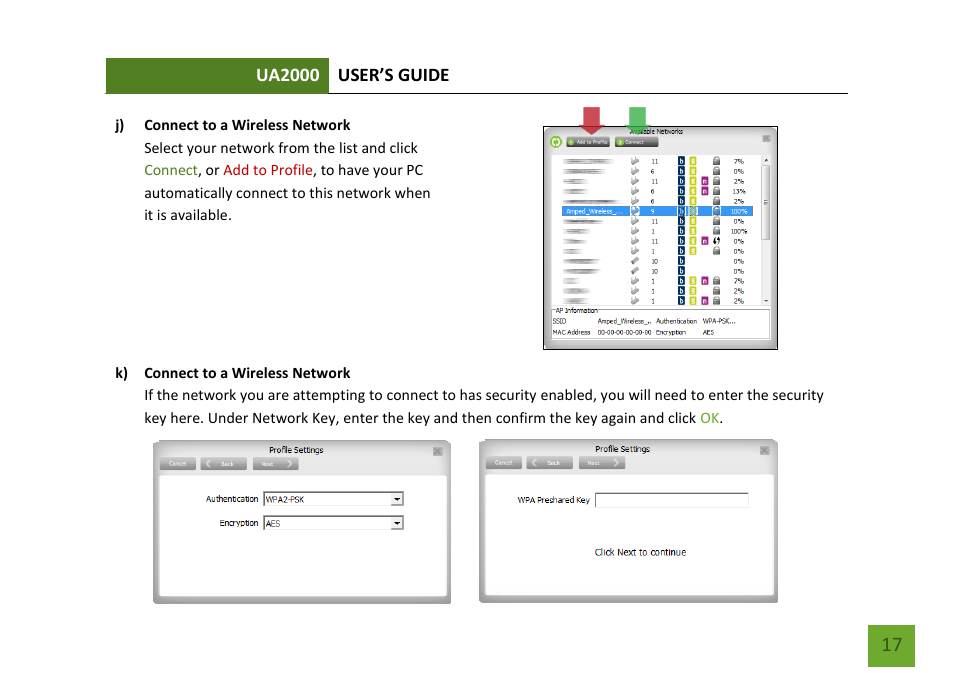 Amped Wireless UA2000 - High Power Wireless-N Directional Dual Band USB Adapter User Manual | Page 18 / 57