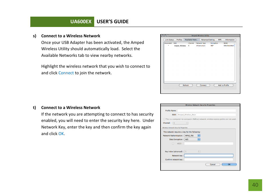 Amped Wireless UA600EX - High Power Wireless-N 600mW Pro USB Adapter User Manual | Page 41 / 65