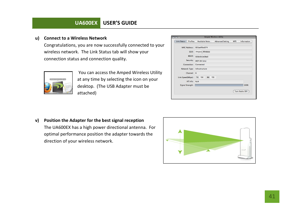 Amped Wireless UA600EX - High Power Wireless-N 600mW Pro USB Adapter User Manual | Page 42 / 65