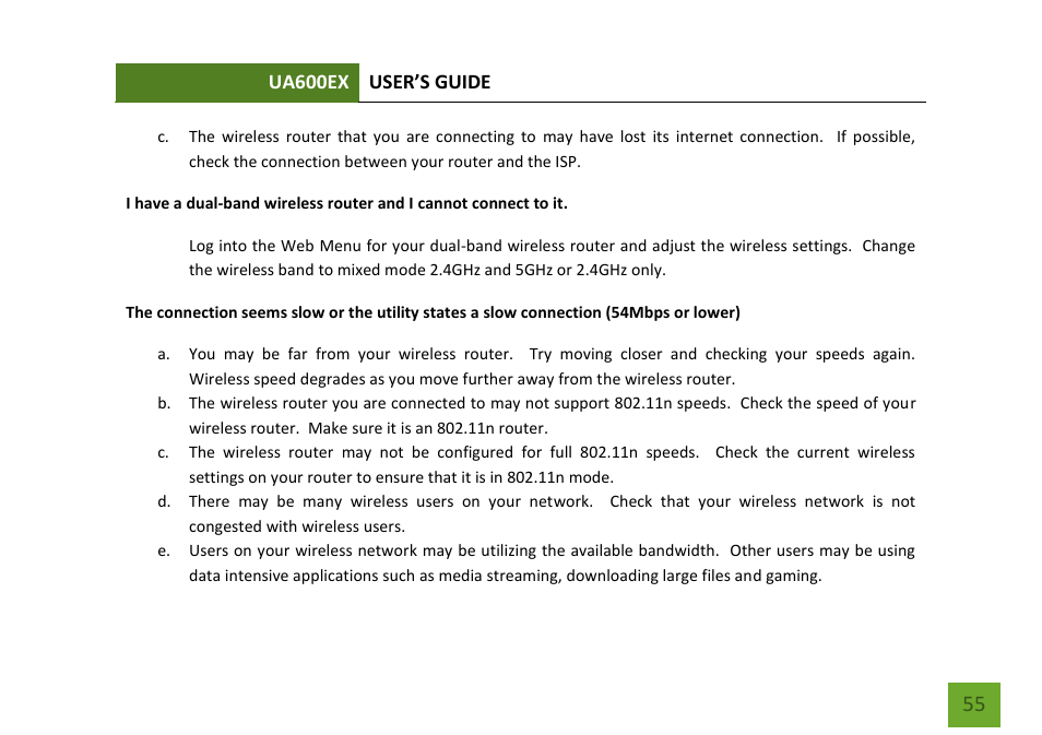 Amped Wireless UA600EX - High Power Wireless-N 600mW Pro USB Adapter User Manual | Page 56 / 65