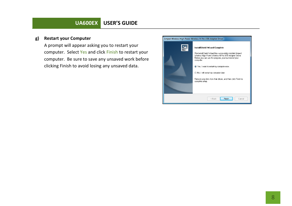 Amped Wireless UA600EX - High Power Wireless-N 600mW Pro USB Adapter User Manual | Page 9 / 65